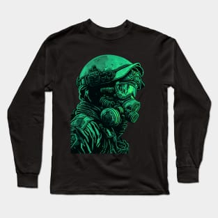 Green Poison Soldier Long Sleeve T-Shirt